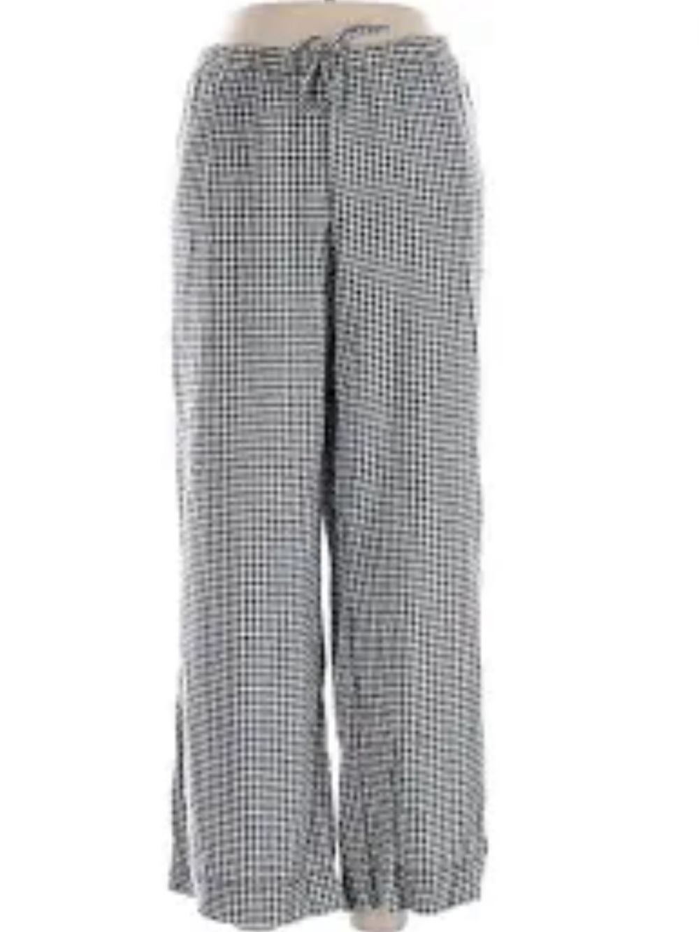 a new day Black and White Gingham Pull-On Pants
